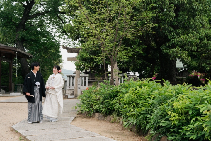 阿智神社でのご結婚式